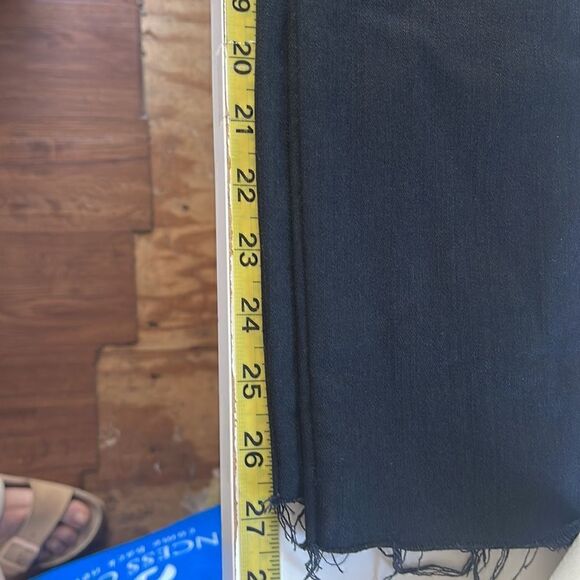 Mother Denim High Waisted Looker Ankle Fray Guilty Flash Jean Size 24 - Picture 5 of 10